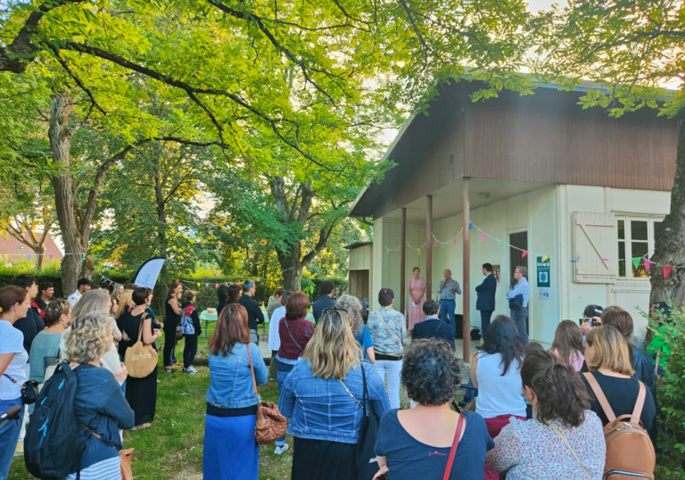 Inauguration de la maison des 1000 premiers jours Léo Lagrange à Dijon