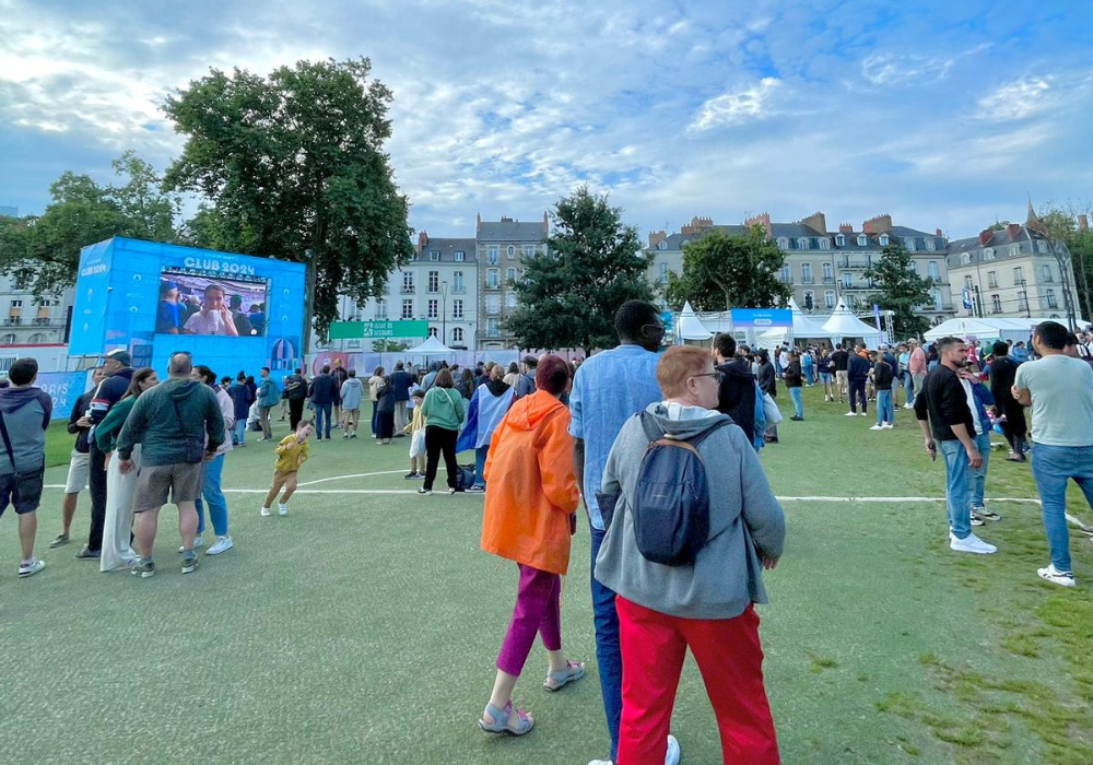 Des missions Plan Job sur la fan zone nantaise des Jeux