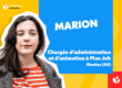 Après des études littéraires, Marion a pris le temps d’explorer, d’apprendre et d’expérimenter pour découvrir l’environnement de travail qui lui conviendrait le mieux. Aujourd’hui chargée d’administration et d’animation pour le dispositif Plan Job à Nantes (44), piloté depuis plus de 17 ans par Léo Lagrange Animation, elle met toute son énergie et ses convictions au service des jeunes !