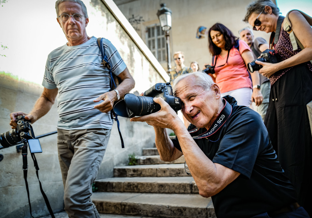 Atelier photo au centre social Joliette République à Marseille