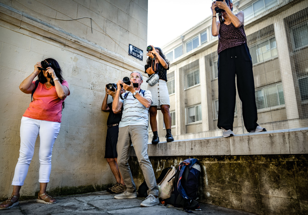Atelier photo au centre social Joliette République à Marseille
