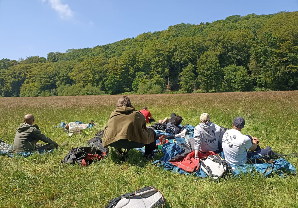Séance sport santé avec l'association Sentier vous bien pour Léo Lagrange
