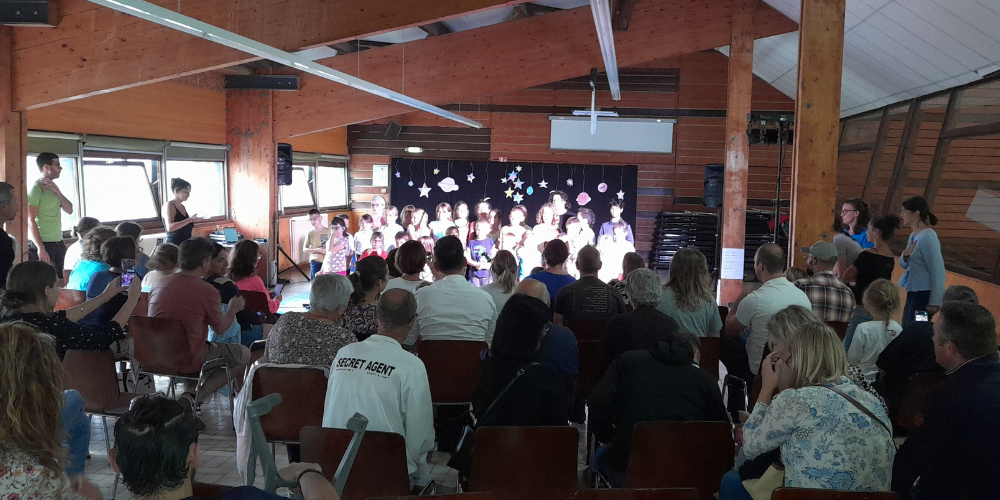 Restitution de l'un des ateliers culturels : le chant