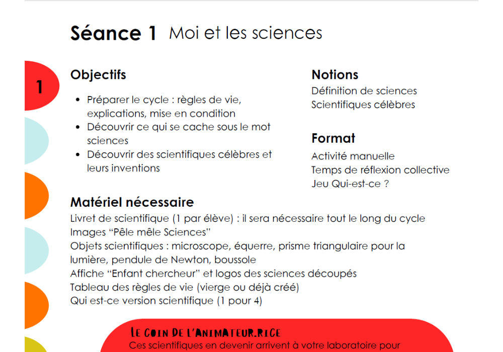 Ateliers sciences et médias dans des écoles parisiennes