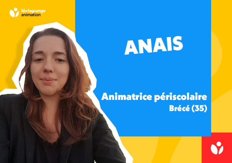 Anaïs, animatrice périscolaire