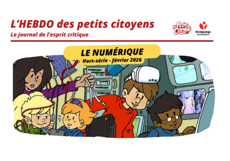 Hors-série de L'Hebdo consacré au numérique, pour les 7-11 ans