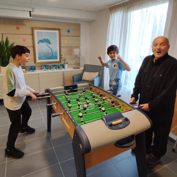 Projet citoyen dans une maison de retraite avec des seniors