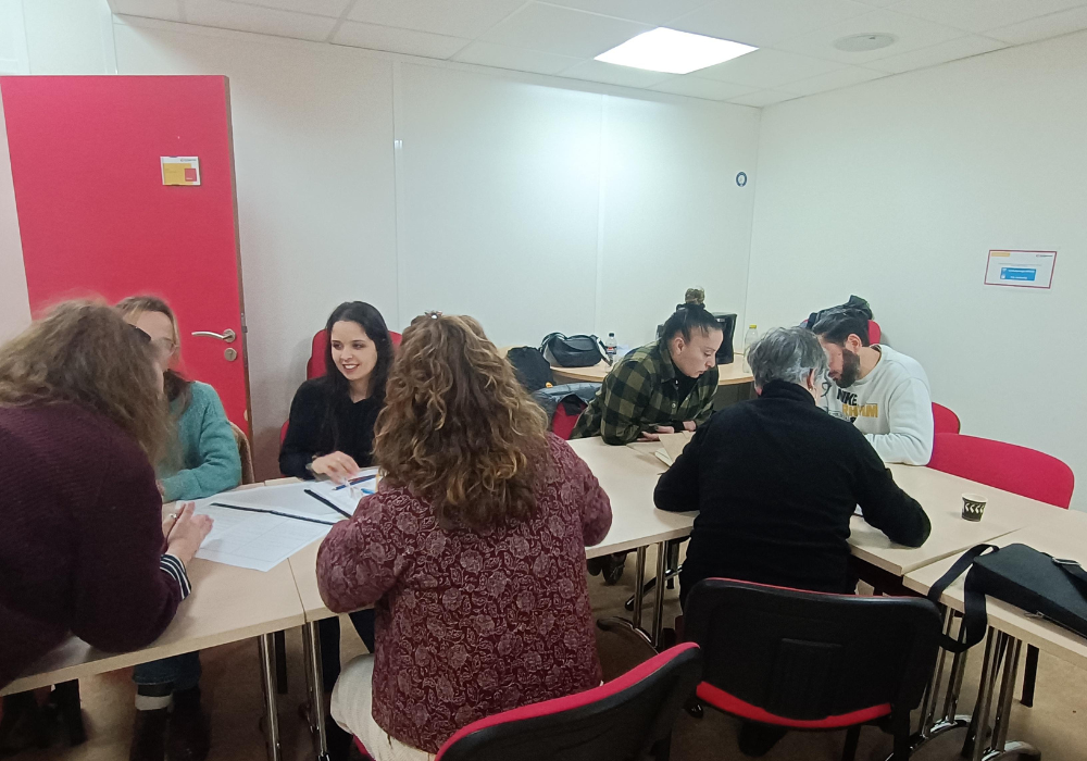 Ateliers lors de la première rencontre pour le lancement du début de l'accompagnement pour l'obtention du BPJEPS ou DEJEPS en VAE.