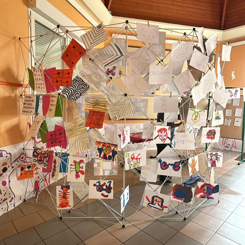 Le projet Art'icule mené à l'accueil de loisirs d'Abbecourt en février 2026