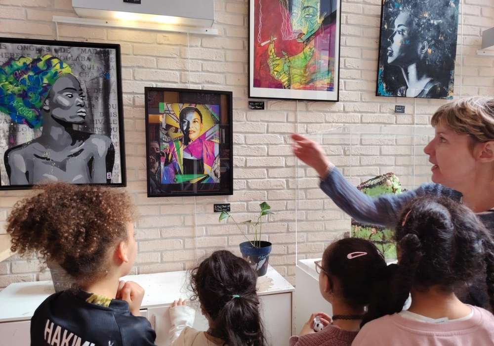Exposition Black women power au centre socioculturel Noguès à Paris 14, géré par Léo Lagrange Animation