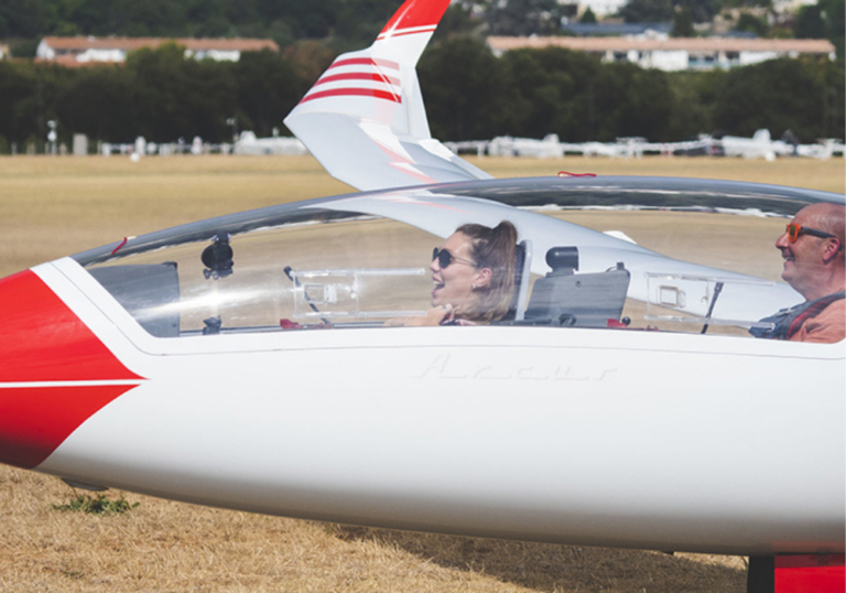 Séance de vol en planeur